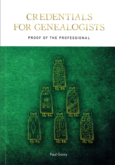 Cover des Buchs „Credentials for Genealogists“ von Paul Gorry